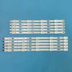 10pcs LED backlight strip for UE40JU6050 UE40KU6100 UE40KU6000 UE40JU6000 UE40MU6100 UE40JU6072 UE40JU6472 V5DU-400DCA-R1 400DCB