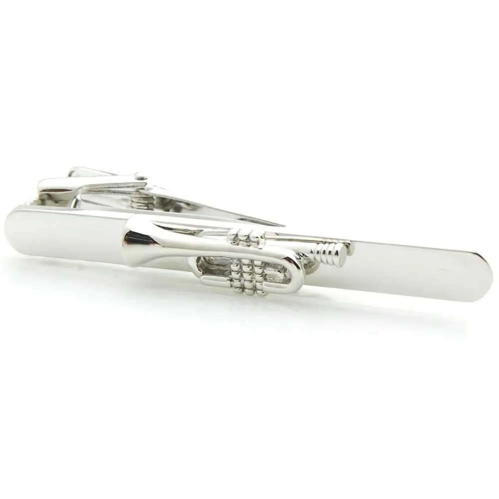 YHT-374  Fashion Novelty  Mens Skier, Trumpet, Air Plane, Tie Clips,Tie Bars, Mens Accessories