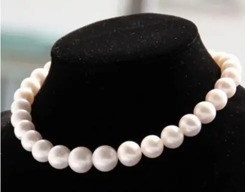 

new Style Hot sale Stunning AAA 8-9mm natural south sea white black gray round pearl necklace 925s