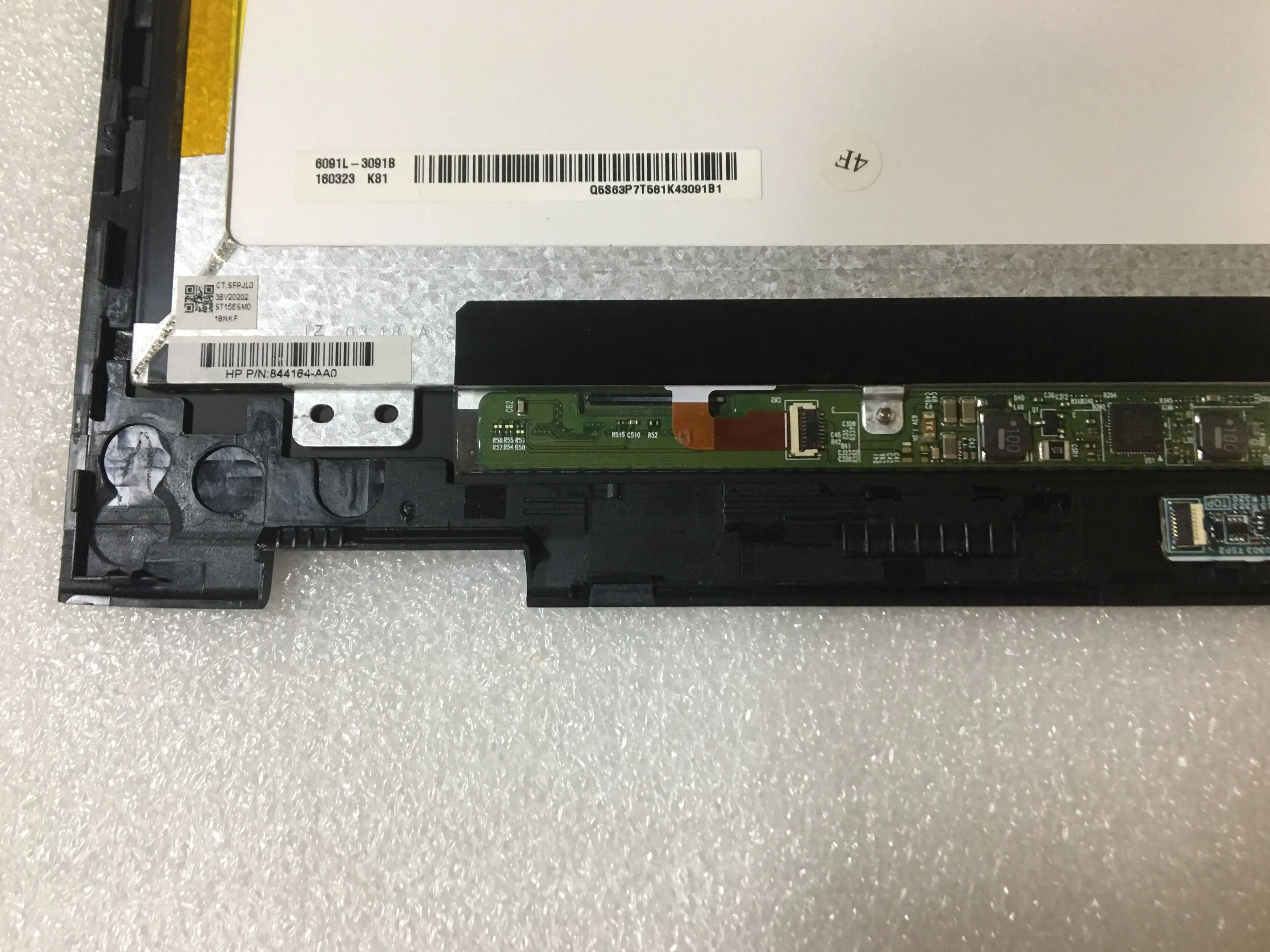 Imagem -05 - Ips Completo Lcd Display Toque Vidro Digitador Assembléia Mais Quadro para hp Envy X360 15-ar Série 15-ar000ur 15-ar001ur 15-ar002na 15.6