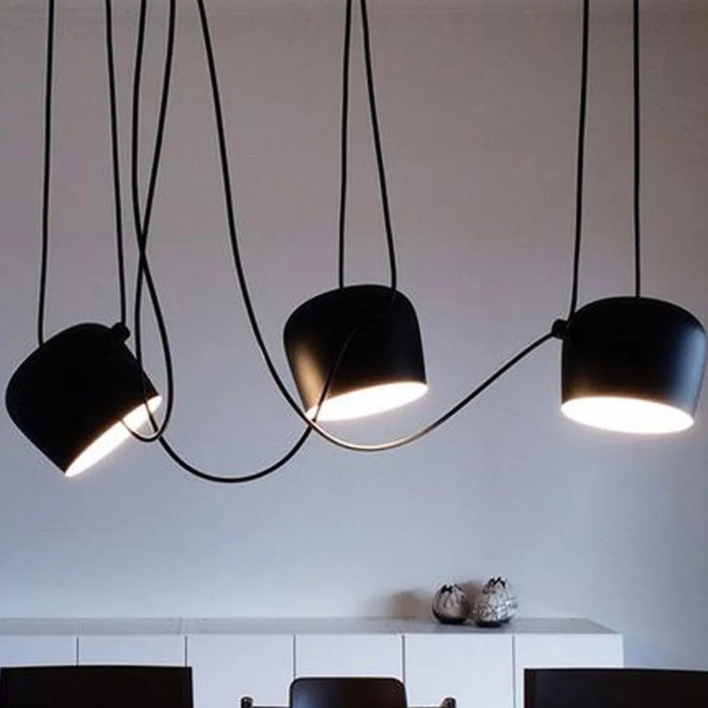 Luzes modernas do pendente da aranha do diodo emissor de luz, Hanglamp do teto, Luzes industriais do pendente para o restaurante e a cozinha,