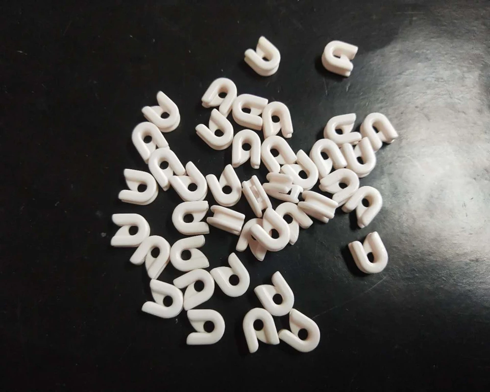 U Type Guide Wire Single Hook Alumina Zirconium Wire Machine 95/99 Ceramic Closed Lock Type Textile Machine Accessories