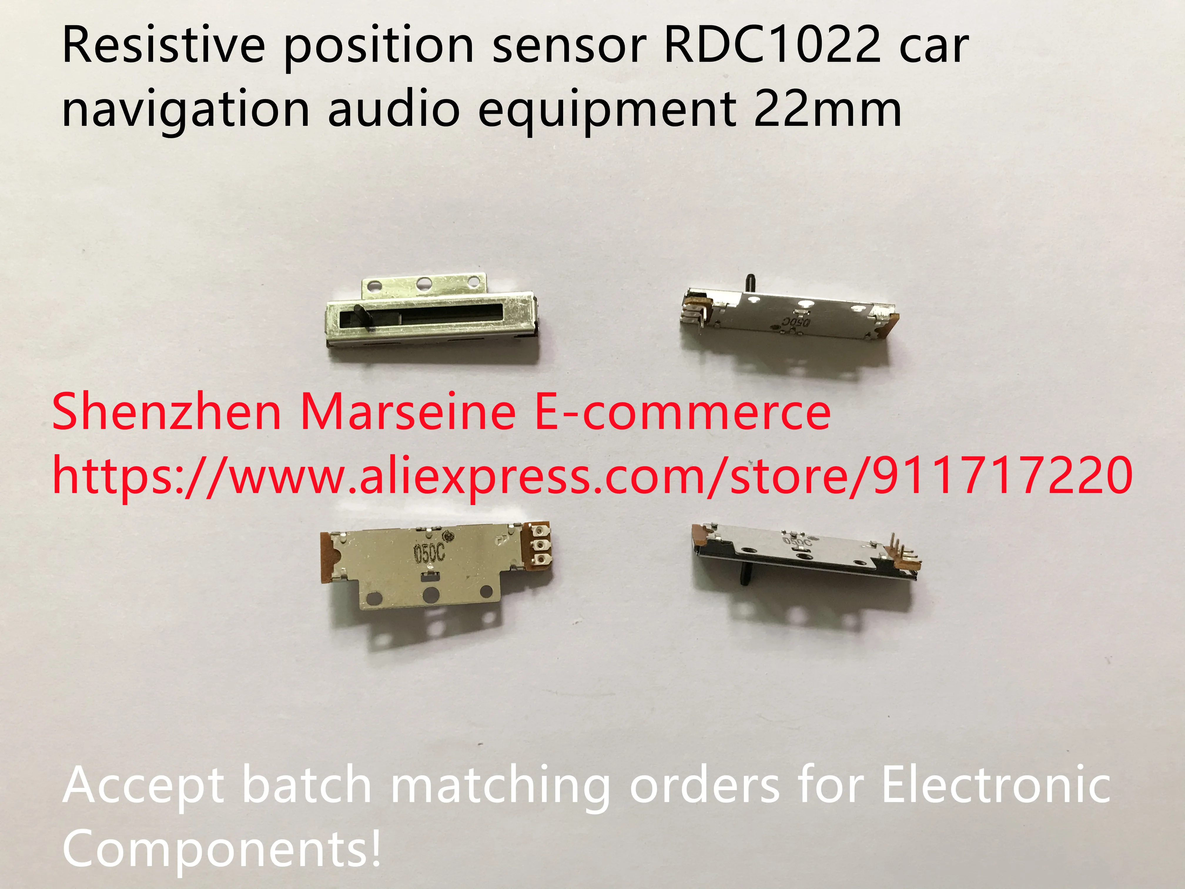 

Оригинальный новый 100% резистивный датчик положения RDC1022 автомобильное навигационное аудиооборудование 22 мм (ПЕРЕКЛЮЧАТЕЛЬ)