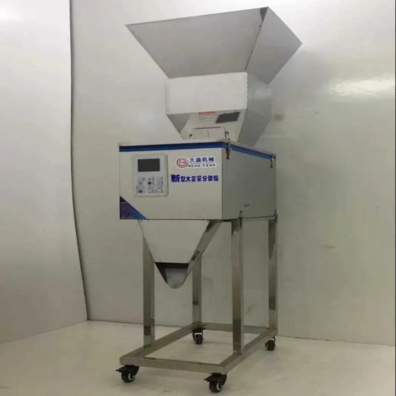 50-5000g Food Racking Machine Granular Powder Materials Packing Machine Filling Machine Version Installed Double Vibrator