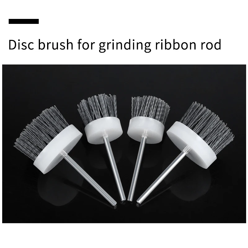 UCHEER 1pc abrasive wire disc brush with rod high temperature abrasive wire nylon brush cleaning machine plate