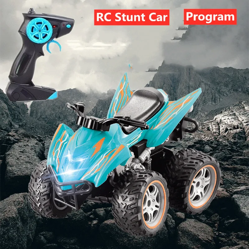 2.4G 4WD High Speed Remote Control RC Stunt Motorbike Deformation RC Stunt Car Drift Racing Motorbike RC Motorcycle Boy Toy Gift