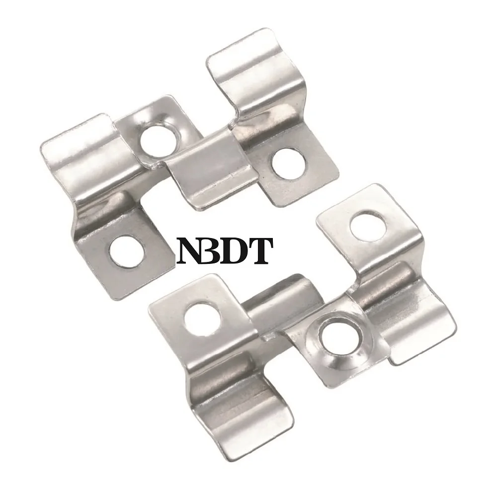 Escondido Exterior Composto Deck Clipe Suporte Prendedor Parede Piso Wpc Aço Inoxidável 200 Peças de