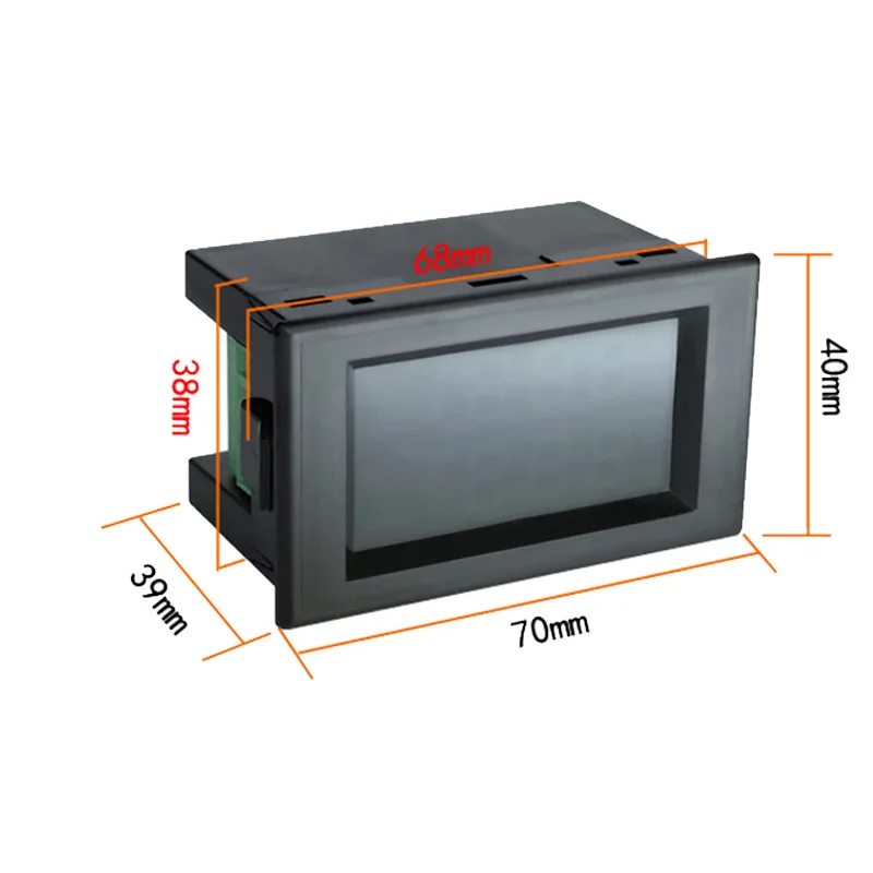 Mini Digital HD type DC voltage ammeter dual display digital display LCD digital display D85-3050AG AC220V 10A 50A