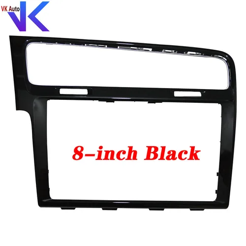 Imagen 2 del producto Color Piano negro para Golf Mk7 Trim bisel de pantalla de 8 ""pulgadas y 9"" pulgadas para Golf 7 placas de Radio CD Panel de marco decorativo