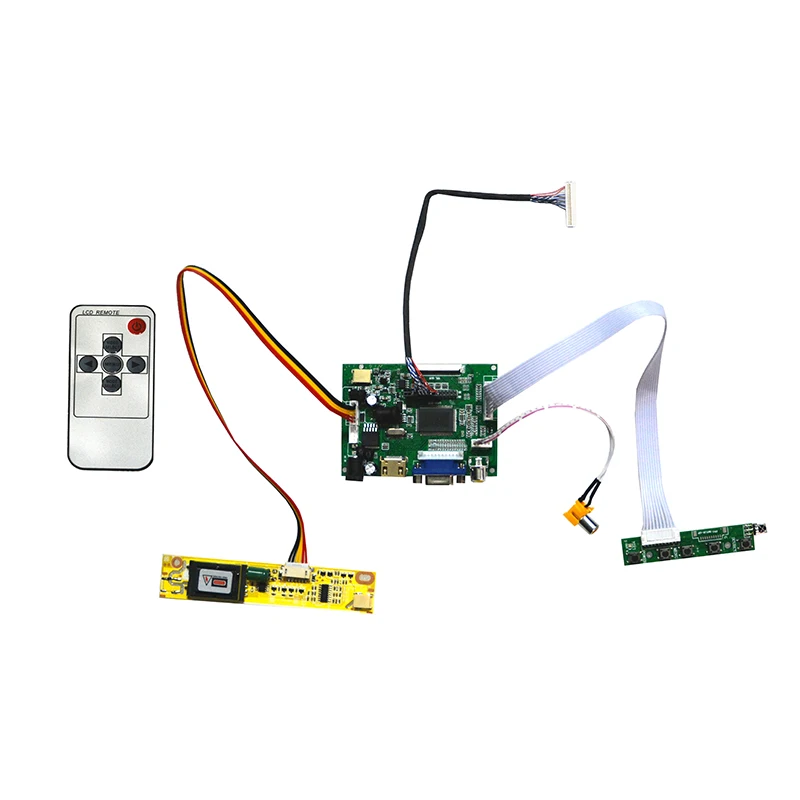 HDMI-compatible VGA AV Remote LCD LVDS Controller Kit For 15.4inch B154EW02 1280x800 LCD Screen