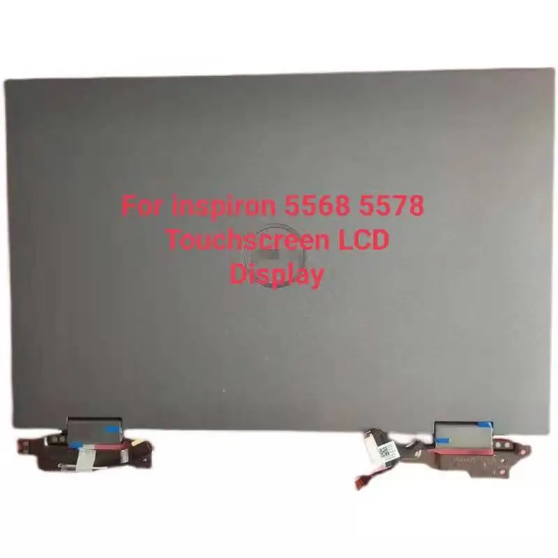 

New Original Laptop Parts For Dell inspiron 5568 5578 TouchScreen LCD Display 15.6" Complete Assembly Hinge 00079Y 0YM0K7 P58F