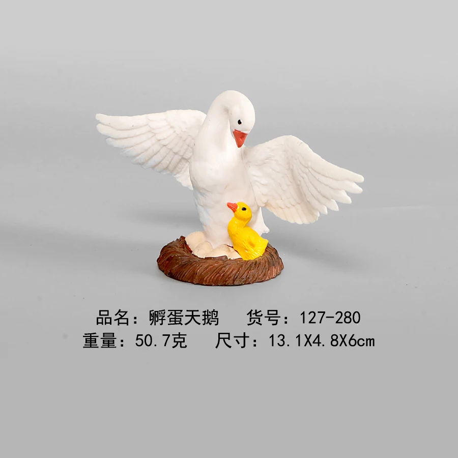 Simulation Animal Models Birds Figurine Parrots Owls Otriches Turkey PVC Plastic Models,Hand Painted Collection Toys For Kids