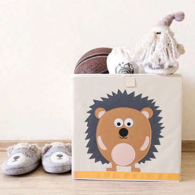 Cartoon Animal Storage Cube Bin 5