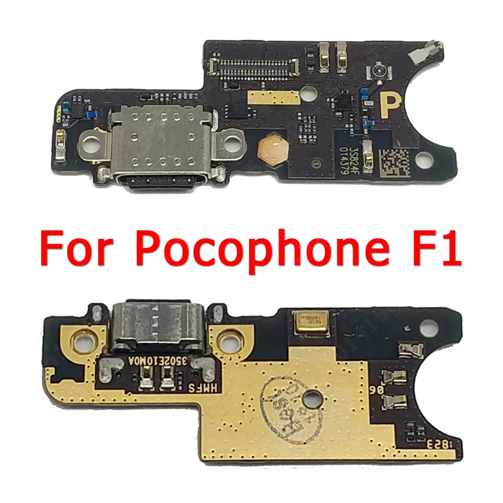 Charging Port For Xiaomi Mi POCOPhone F1 USB Charge Board PCB Connector Cargo Plate For POCO Phone F1 spare parts