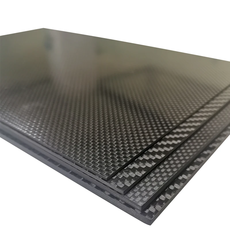 220mm X 240mm Real Carbon Fiber Plate Panel Sheets 0.5mm 1mm 1.5mm 2mm 3mm 4mm 5mm thickness Composite Hardness Material for RC