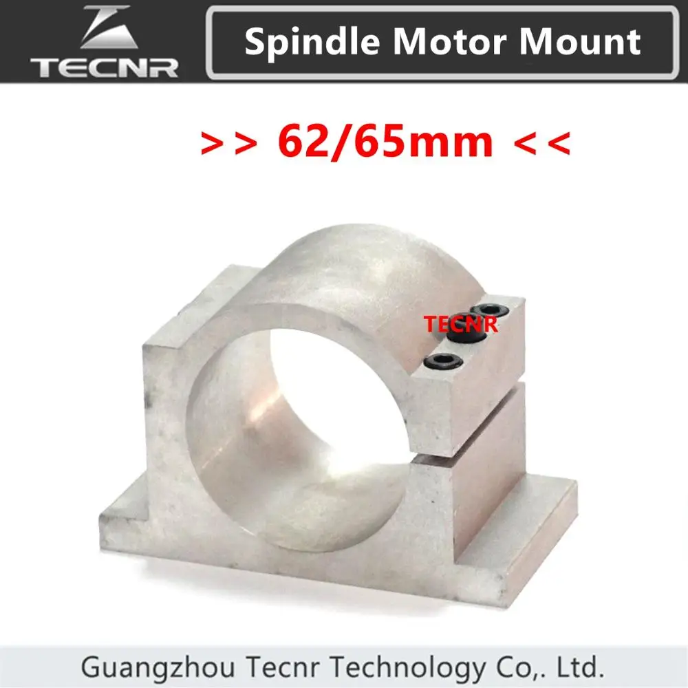 62 Mm 65 Mm Spindle Motor Mount Bracket Clamp Ukiran Mesin untuk 800W CNC Spindle Motor