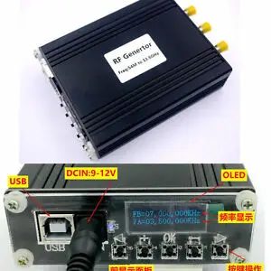 

OLED digital ADF5355 54M-13.6GHz RF Source Generator Frequency Source moudle