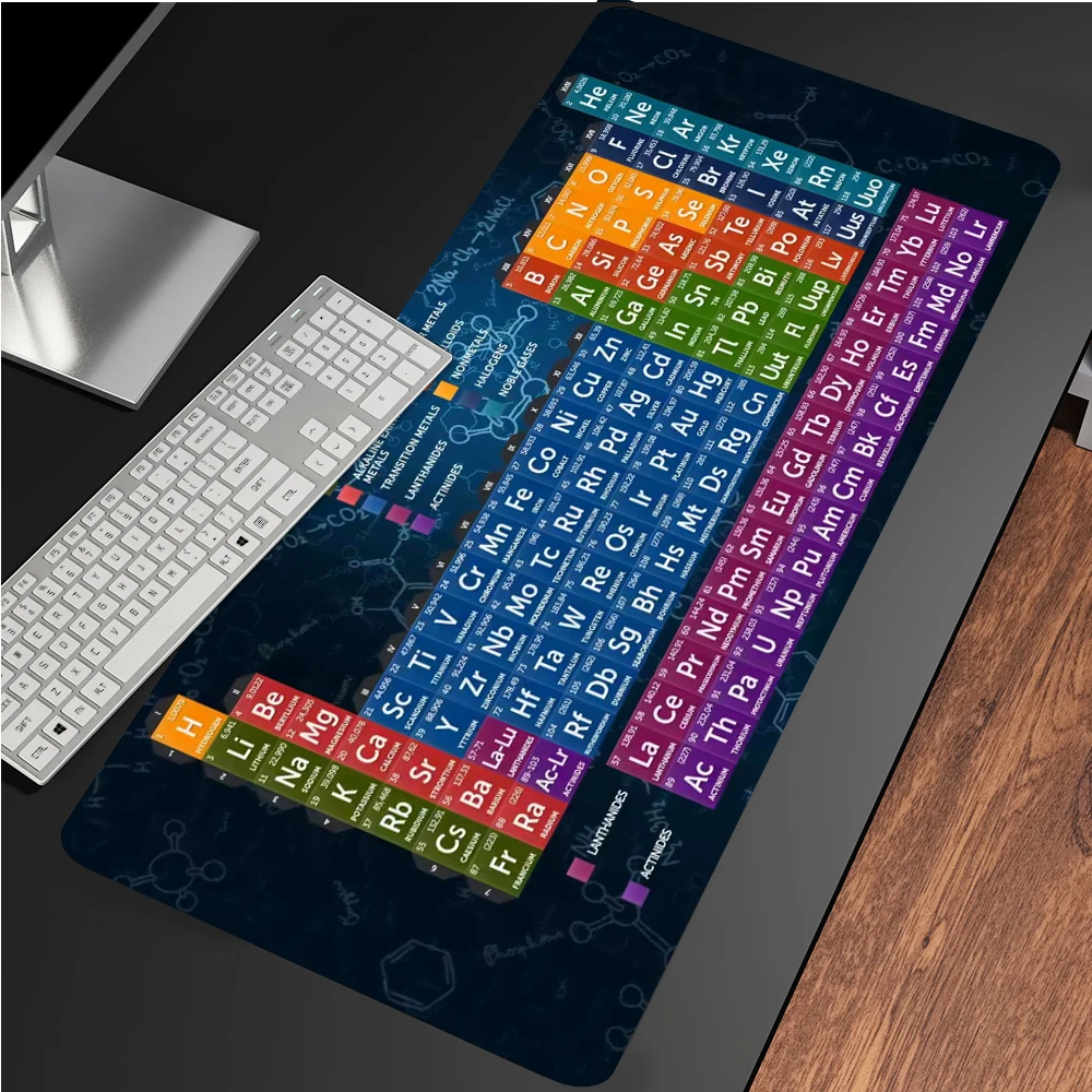 

Gaming Mausepad 900x400 Large Periodic Table of Chemical Elem Mouse Pad xxl Anti-slip Mousepad Gaming Keyboard Desk Pad Mat PC