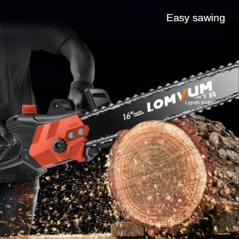 2600W 12-16 Inch Chainsaw Electric Chain Saw Garden Power Tools AC 220V Wood Cutting Rotary Saw with Blade Garden Tools