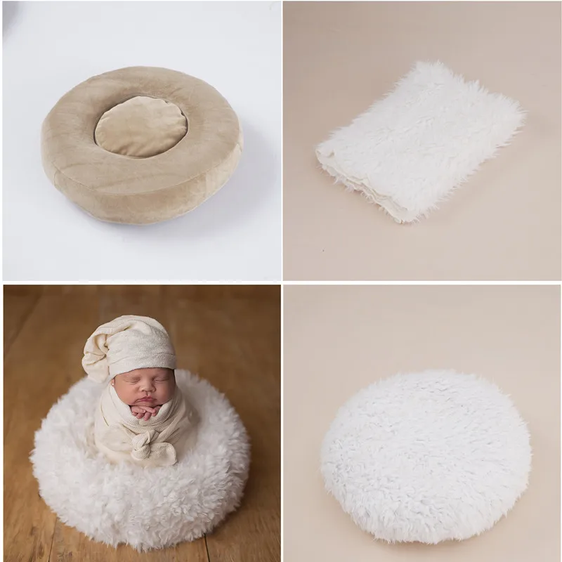 Newborn Photography Accessoires Bean Bag Plush Sofa Pillow Boy Girl Baby Photo Shoot Props Posing Bed Auxiliary Fotografie Chair