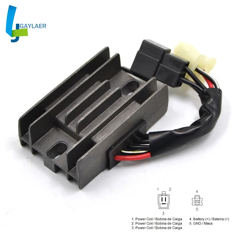 

SH572MB Motorcycle Voltage Regulator Rectifier for ARTIC CAT 250 300 Suzuki GZ125 GZ250 GN125 1982-2001 AN125 AN150