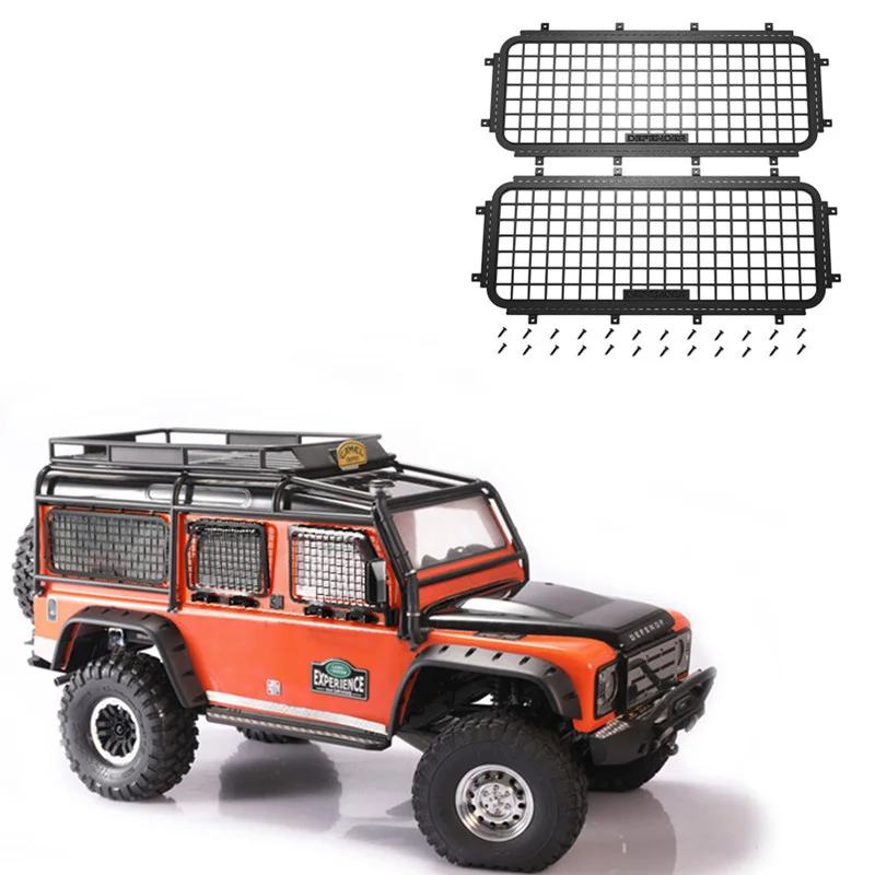 

for DJ 1:10 Three-Dimensional Car Window Mesh T4 Side Window Mesh Car Window Metal Defender RC Car Accessories rc carros