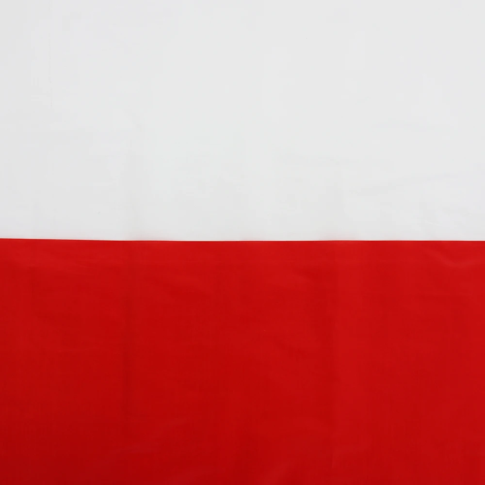 Flagnshow Poland Flag 3X5 FT Hanging Polish National Flags Polyester with Brass Grommets 3x5 Foot Flag for Decoration