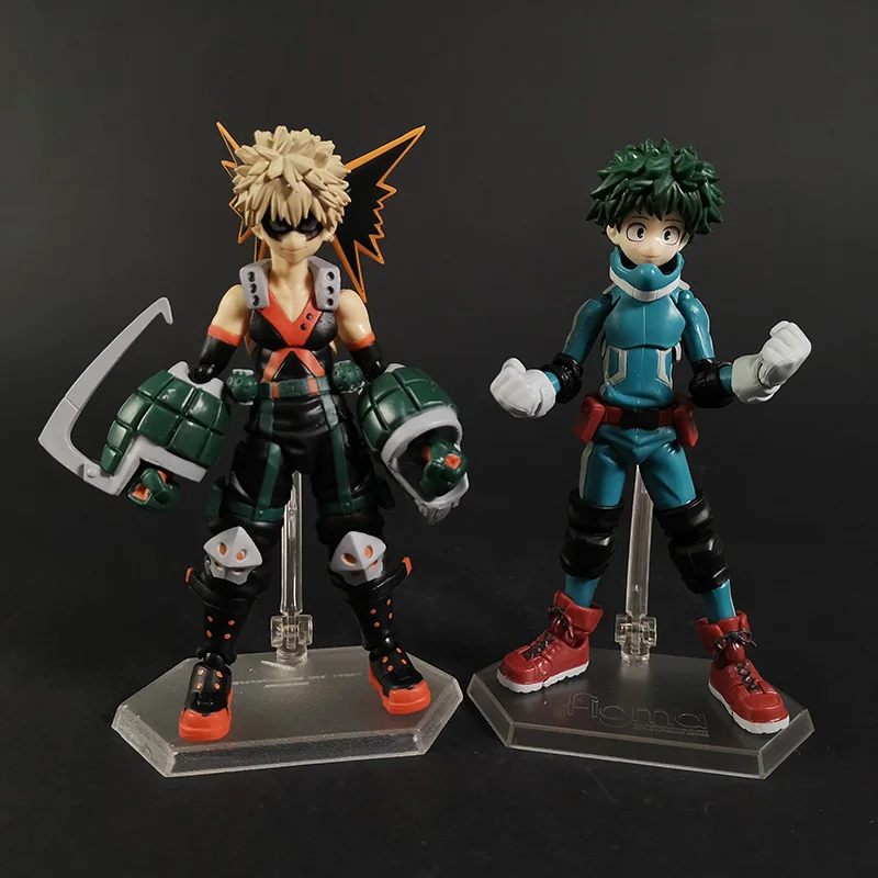 Figma 443 Katsuki Bakugo 323 Midoriya Izuku Figurine Collection Action Figure Model Toy Gift