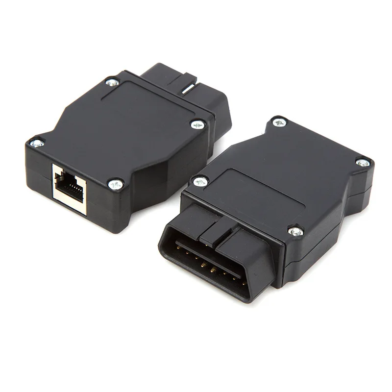 16Pin Male OBD Plug Adapter for BMW ENET Ethernet ICOM Code Scanner OBD2 16Pin Connector To Internet Interface Port for BMW Car