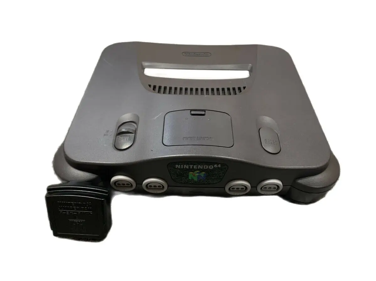 Retro Nintendo N64 Black Console 64 System Replacement Console Good Tested Arcade Video Game Only Console