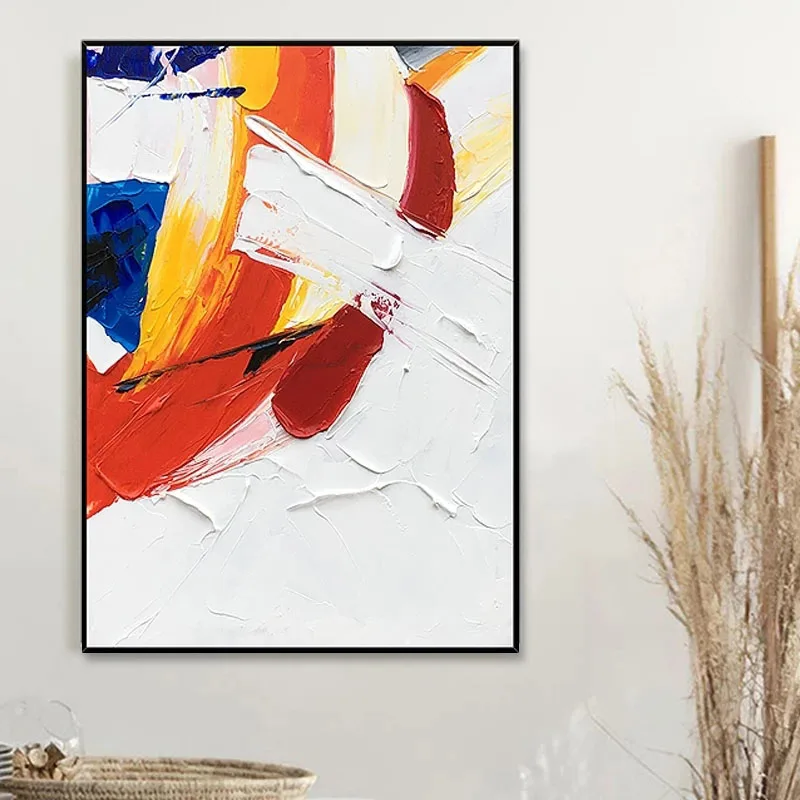 

100% Handmade Top Selling Abstract Oil Painting Wall Art Modern Minimalist Colorful Canvas Home Decor For Living Room No Frame