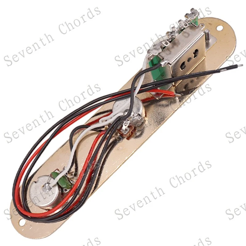 Gold Electric Guitar Control Plate Wiring Harness Prewired 3 Way Switch Wired Loaded Prewired With Knobs Guitar Accessories