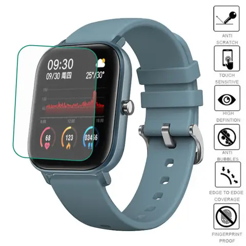 5 pezzi di pellicola protettiva trasparente morbida in TPU per COLMI P9 Smart Watch protezione schermo LCD protezione Smartwatch
