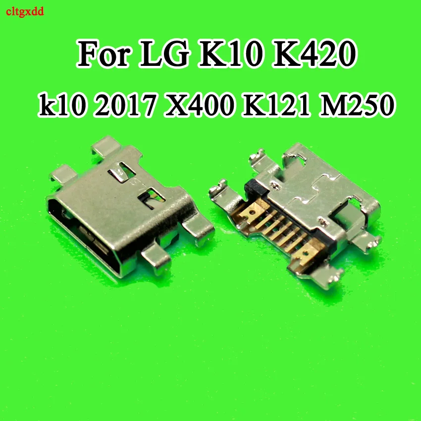 

2 10pcs For LG K10 K410 K420 K428 K10 2017 X400 K121 M250 USB Charging Dock Charge Socket Port Jack Plug Connector