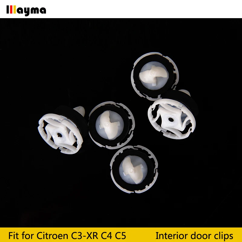 

2000pcs Plastics clips For Citroen C4 DS4 C3-XR C5 Interior Door Panel Card Trim Clips For PEUGEOT 508 3008 Car Accessories