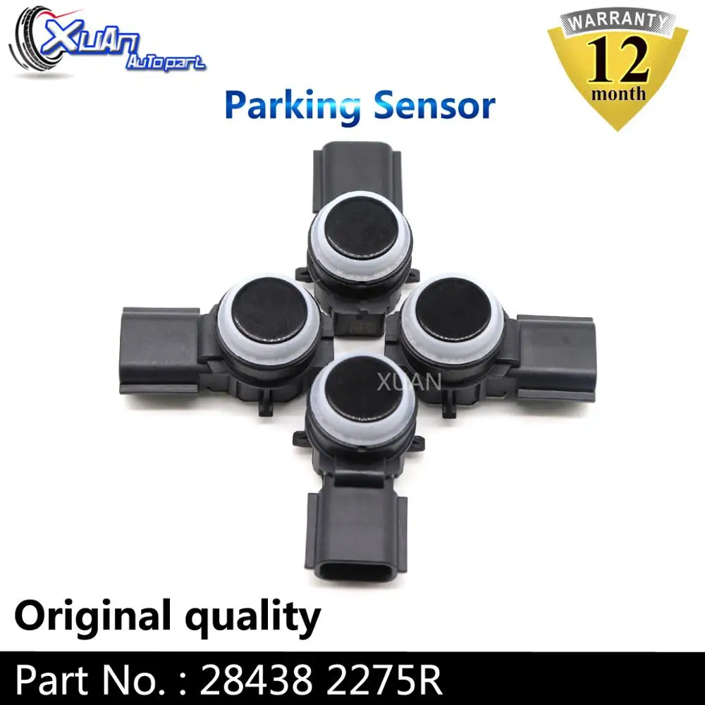 

XUAN 4pcs High Quality Car PDC Parking Sensor Bumper Reverse Assist 284382275R 0263023699 28438 2275R