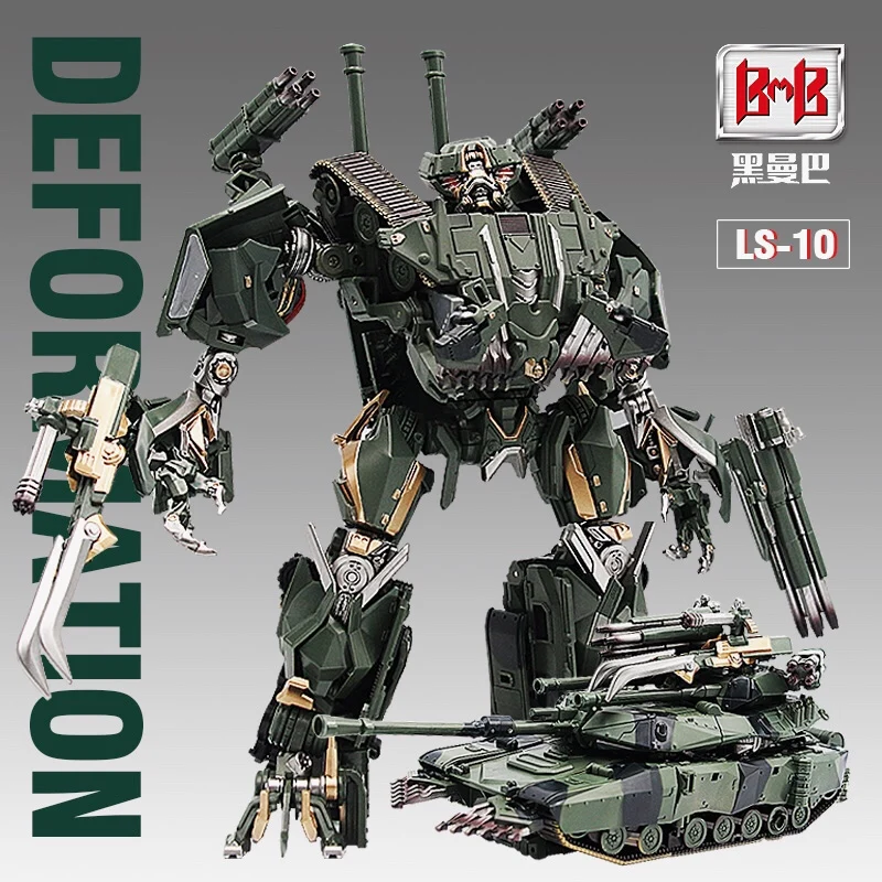 

BMB Transformation LS10 LS-10 Brawl SS Alloy Movie M1A2 Tank Mode Action Figure KO Robot Toys