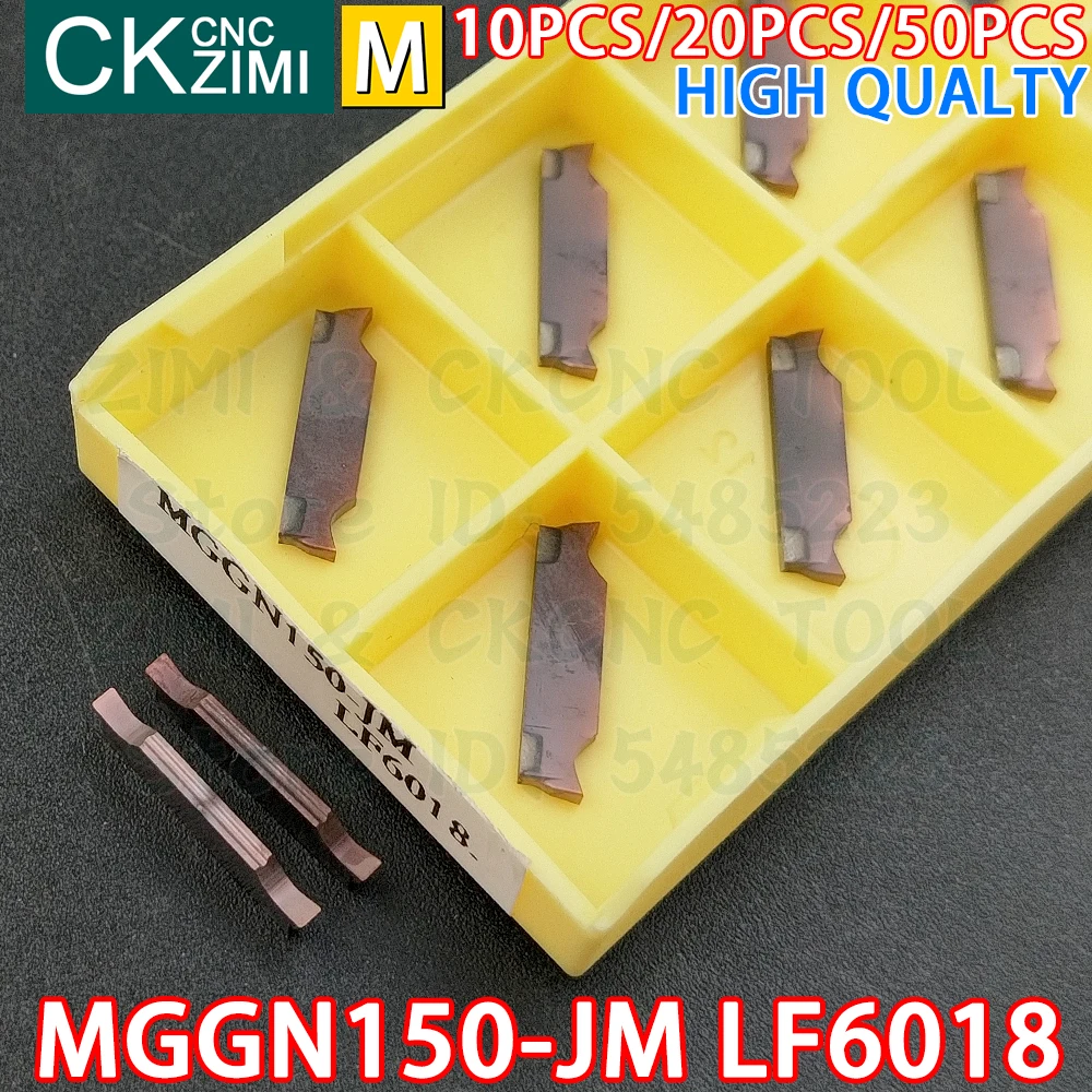 MGGN150-JM LF6018 MGGN 150 JM LF60181.5mm微粉砕超硬インサート切削溝インサートツールCNC機械式金属旋盤ステンレス鋼用ツール