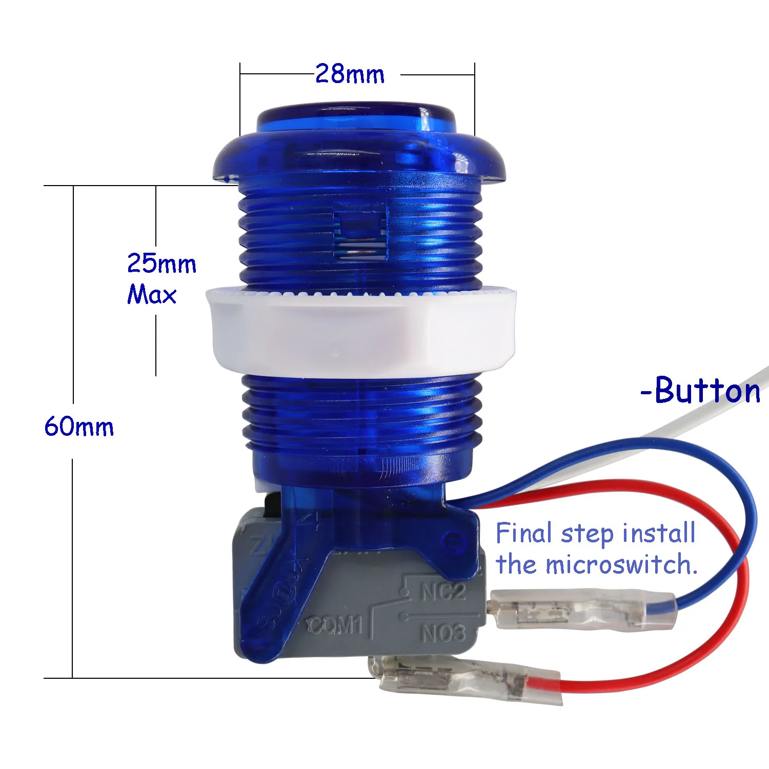 SJ @ JX светодиодный контроллер аркадных игр USB-кодер геймпад кнопка микропереключателя 8-позиционный джойстик для Nintendo Switch PC PS3 Raspberry Pi