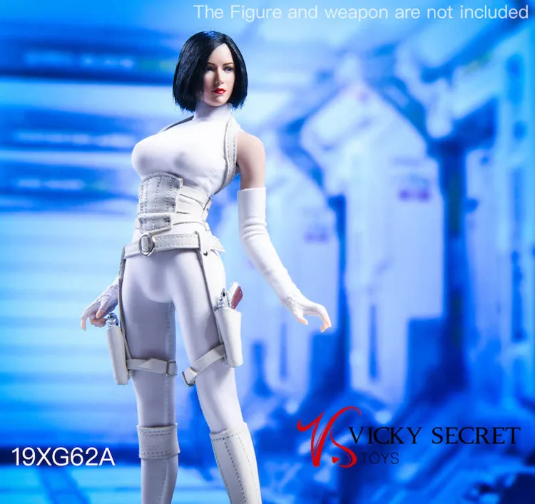 VSTOYS 19XG62 1/6 ملابس نسائية سوداء فينيكس بيضاء فينيكس قاتل البدلة الجوارب 12 بوصة عمل الشكل
