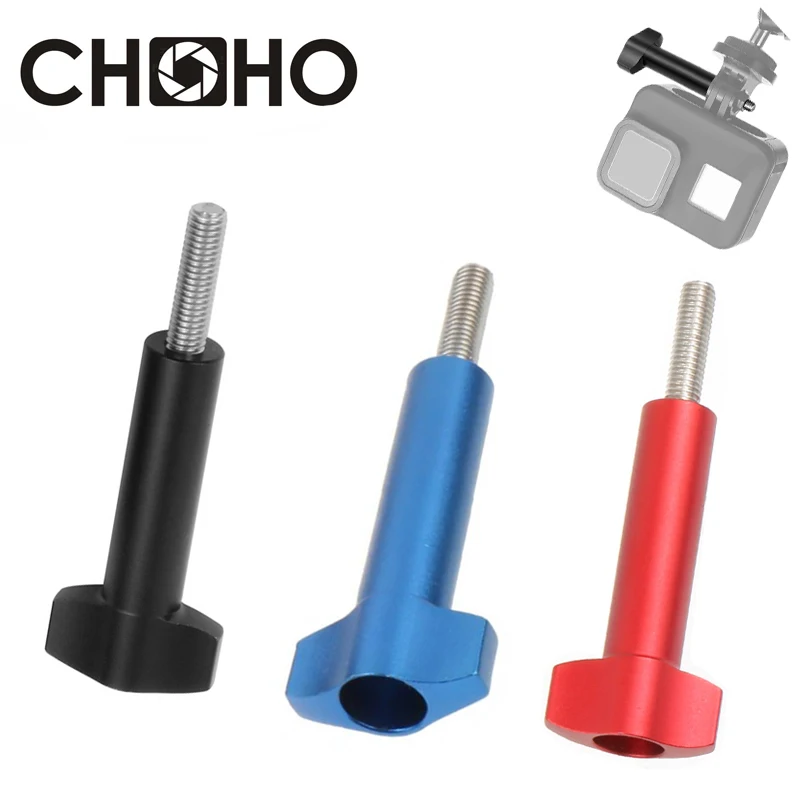 Do Gopro 13 Akcesoria Śruba aluminiowa CNC Alloy T Head Thumb M5 Knob Stainless Bolt Do Go Pro 12 11 DJI OSMO Action 4 Camera