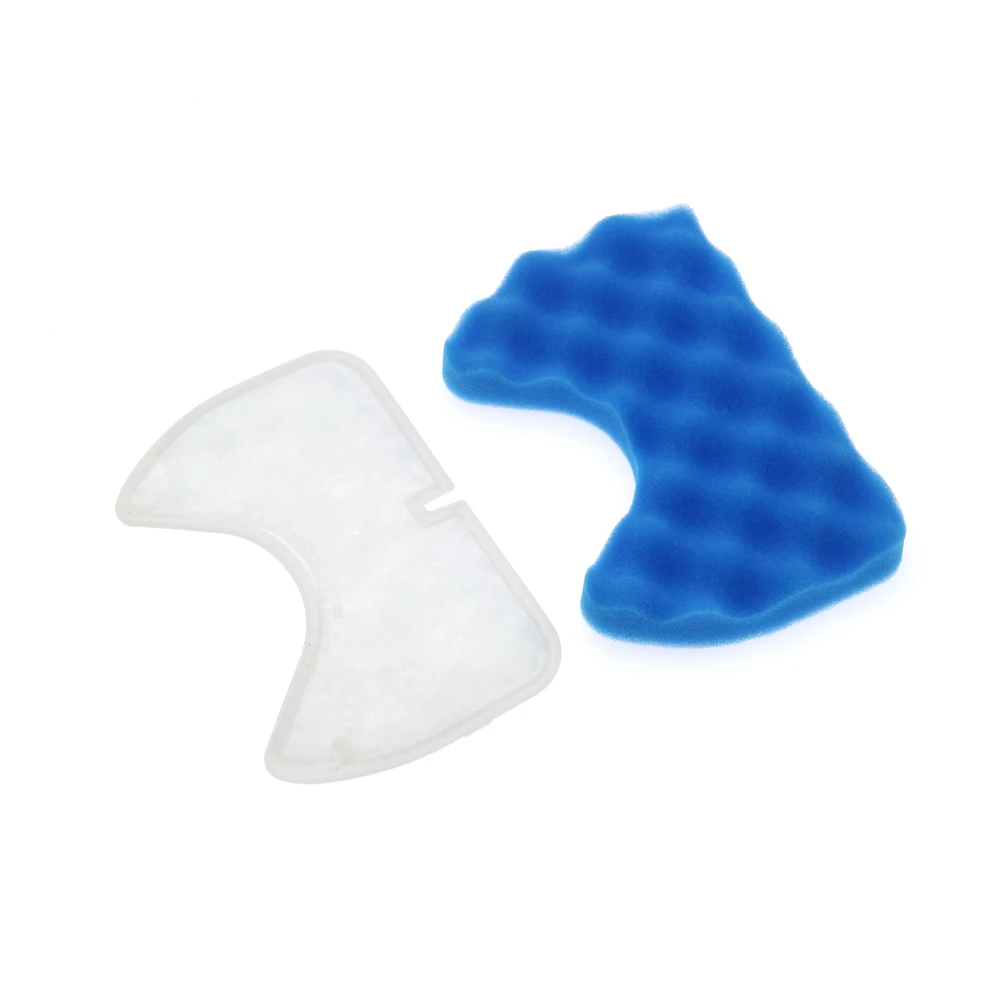 먼지 헤파 필터 1 개 & 블루 스폰지 필터 키트, 삼성 DJ97-00492A SC6530/40/50/60/70/80/90 SC68 진공 청소기용, 1 세트