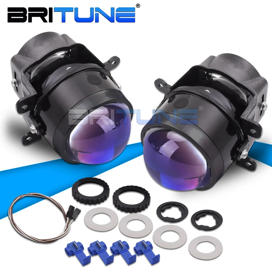 Fog Lights Lens For Ford Focus 2 3 Restyling MK2 /Subaru Forester/Honda CRV Bi-xenon Projector Lens H11 Tuning Car Accessories