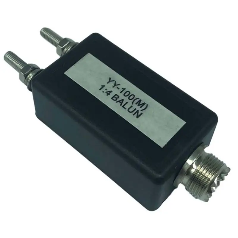 HF M Interface 100W 1:4 HF Shortwave Antenna Balun QRP Mini Baluns M Type Interface HF Frequency