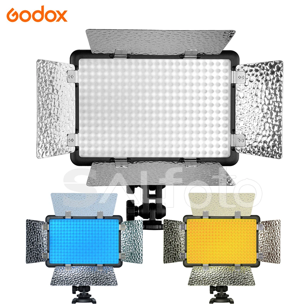 

Godox LF308D LF308Bi LED Flash Light 2.4G White 5600k / Bi-color 3300-5600K Lamp for Camera DV Wedding Interview Video Shooting