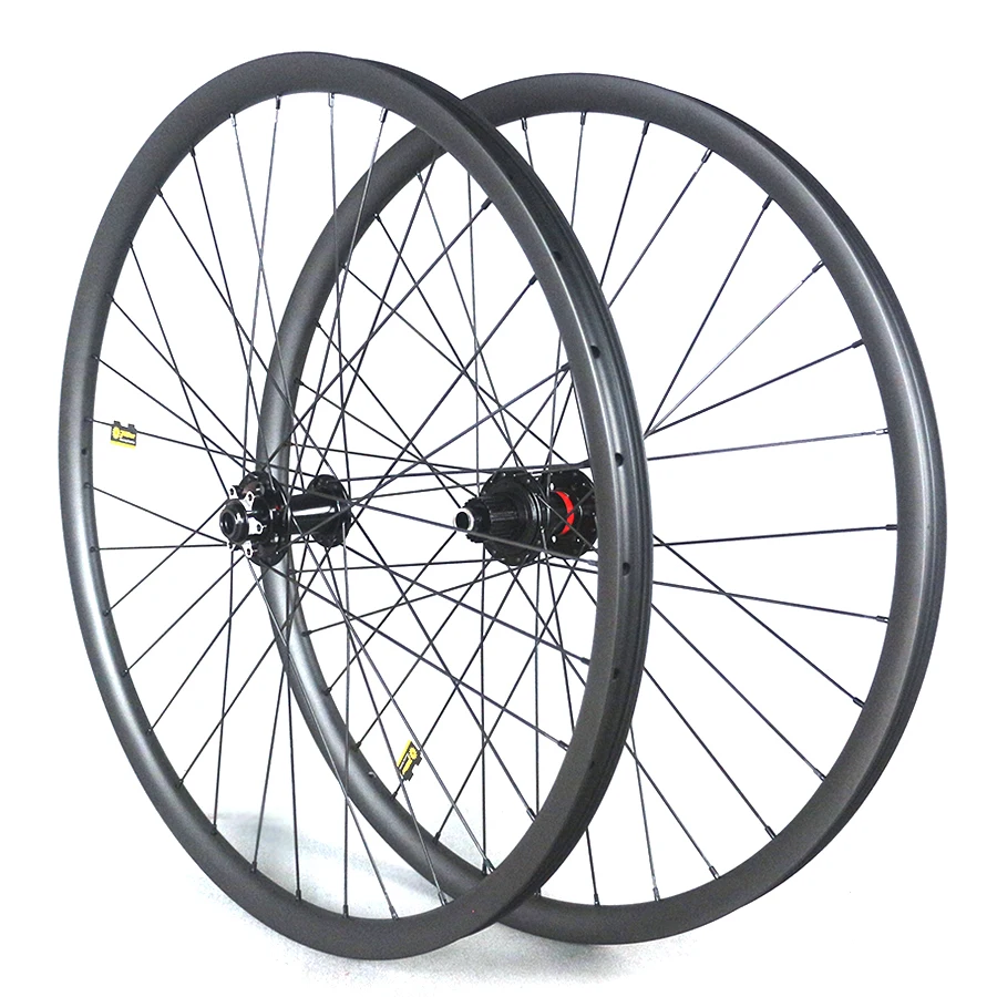 29er MTB BOOST Bike Carbon Wheels 30mm Wide 30mm Deep XC CrossCountry 28H 32H D791SB-B15 D902SB-B12 MicroSpline 12v 29in Bicycle