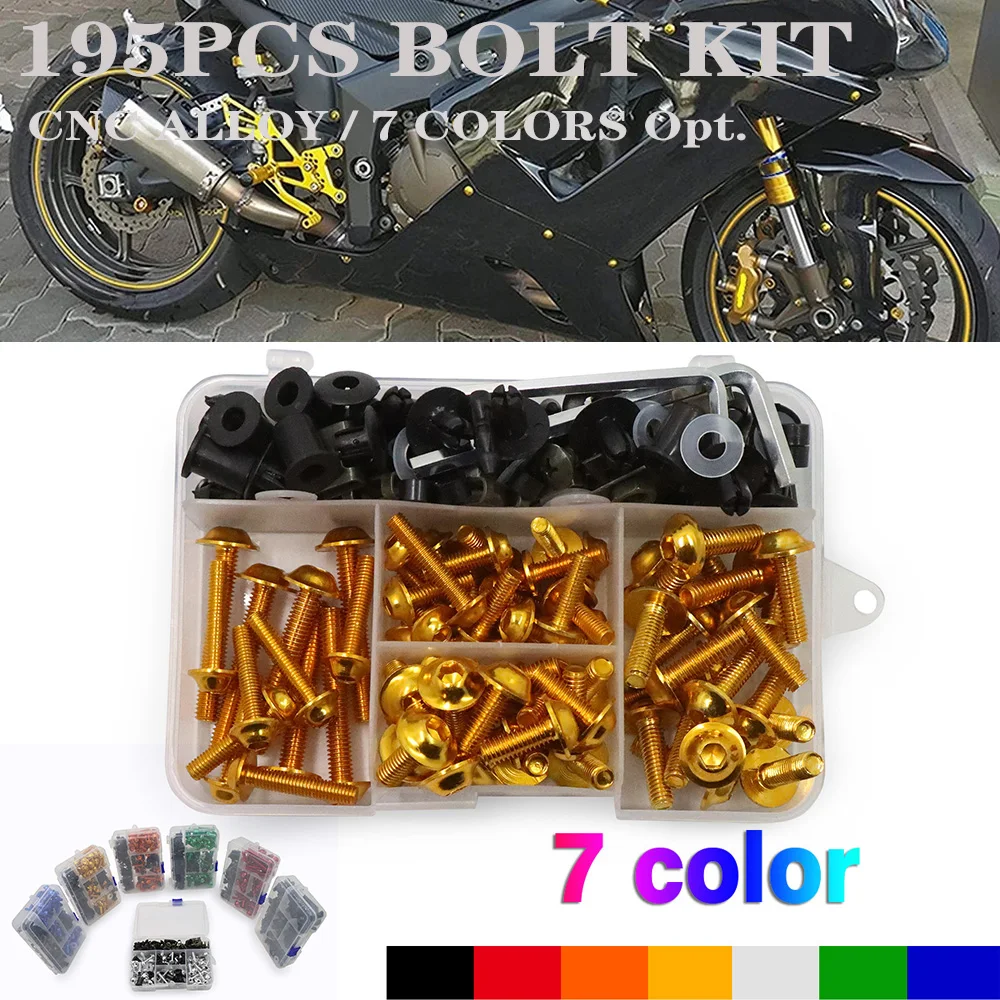 For Honda CB650R CBR500R CBR 600RR 954RR 929RR 1000RR VFR VFR800 CB CB500X NC750X X ADV CBR600 F2 F3 F4 Fairing Bolts Kit Screws