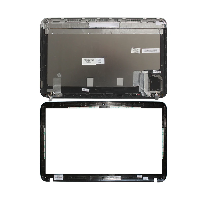 Pop LCD back silver cover/LCD front bezel For HP Pavilion DV6 DV6-6000 665288-001 640417-001 A and B shell