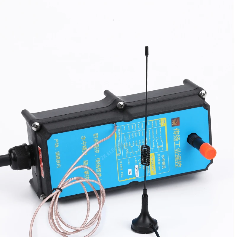 Waterproof industrial wireless remote control crane gantry crane electric hoist 1 receiver + 1 transmitter