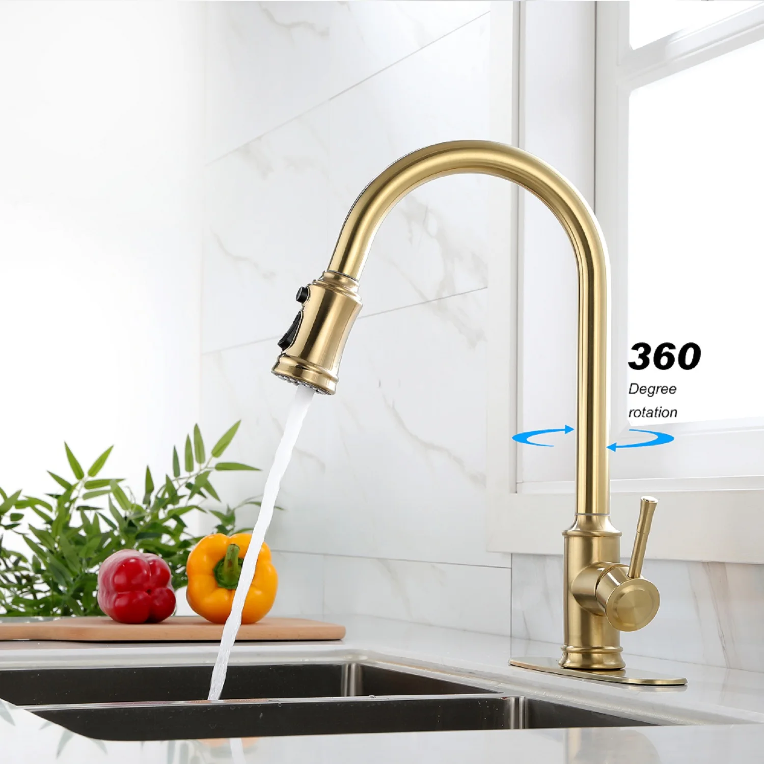 Sensor Smart Kitchen Faucets Pull Down 304 Stainless Steel Smart Induction Touchless Control Water Sink Faucet Mixer Tap
